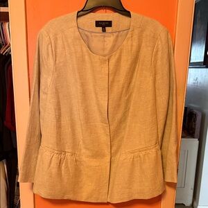 Talbots Women's Light Tan Blazer